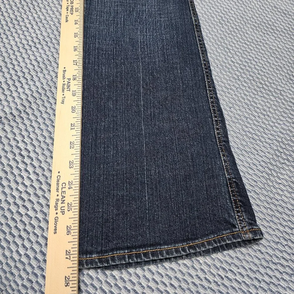 Gap Y2K Fashion Ultra Low Rise Ankle Flare Bootcut Jeans - Dark Wash Size 10 - Picture 10 of 11